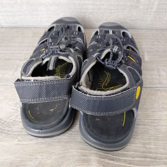 Keen Sandals Mens 9 Black Rialto H2 Waterproof Outdoor Hiking Fisherman Shoe USA main image 13